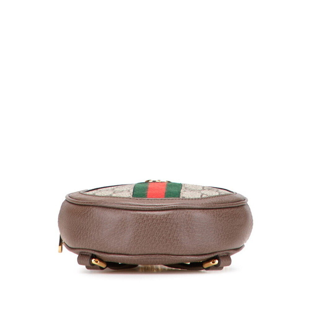 GUCCI Authentic Brown Leather Backpack - Picture 3 of 10